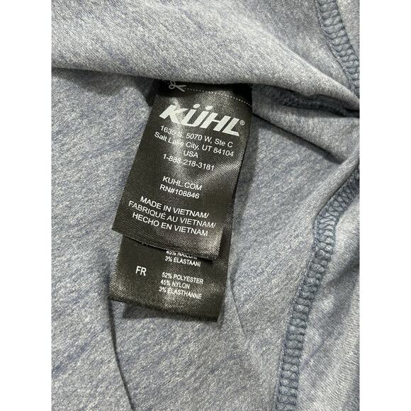 KUHL Top Medium Blue Gray Intent Krossback Long Sleeve Jersey - Picture 7 of 11